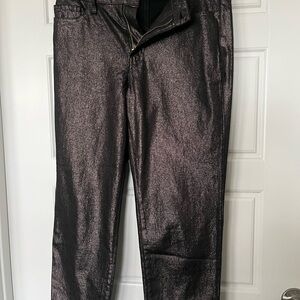Old brown Shimmering Black Pants